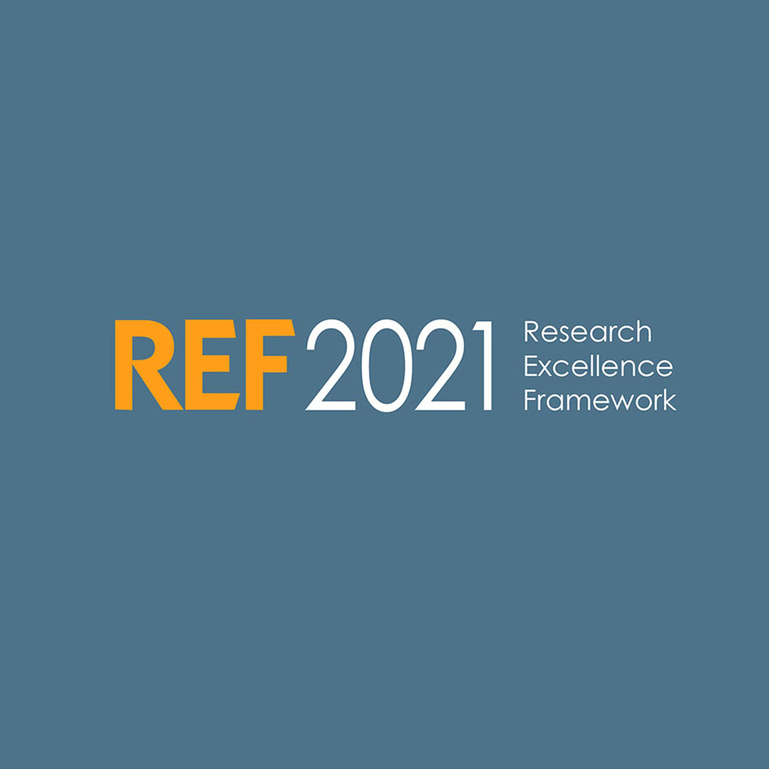 A logo for the Research Excellence Framework for 2021