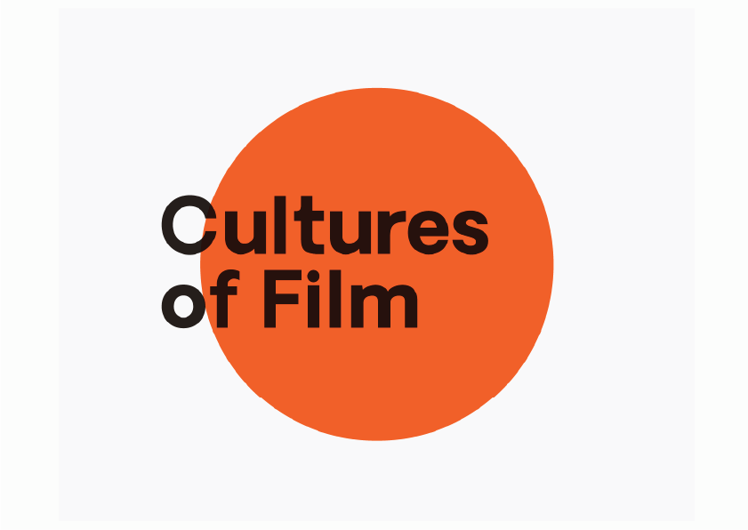 A orange circle with black text