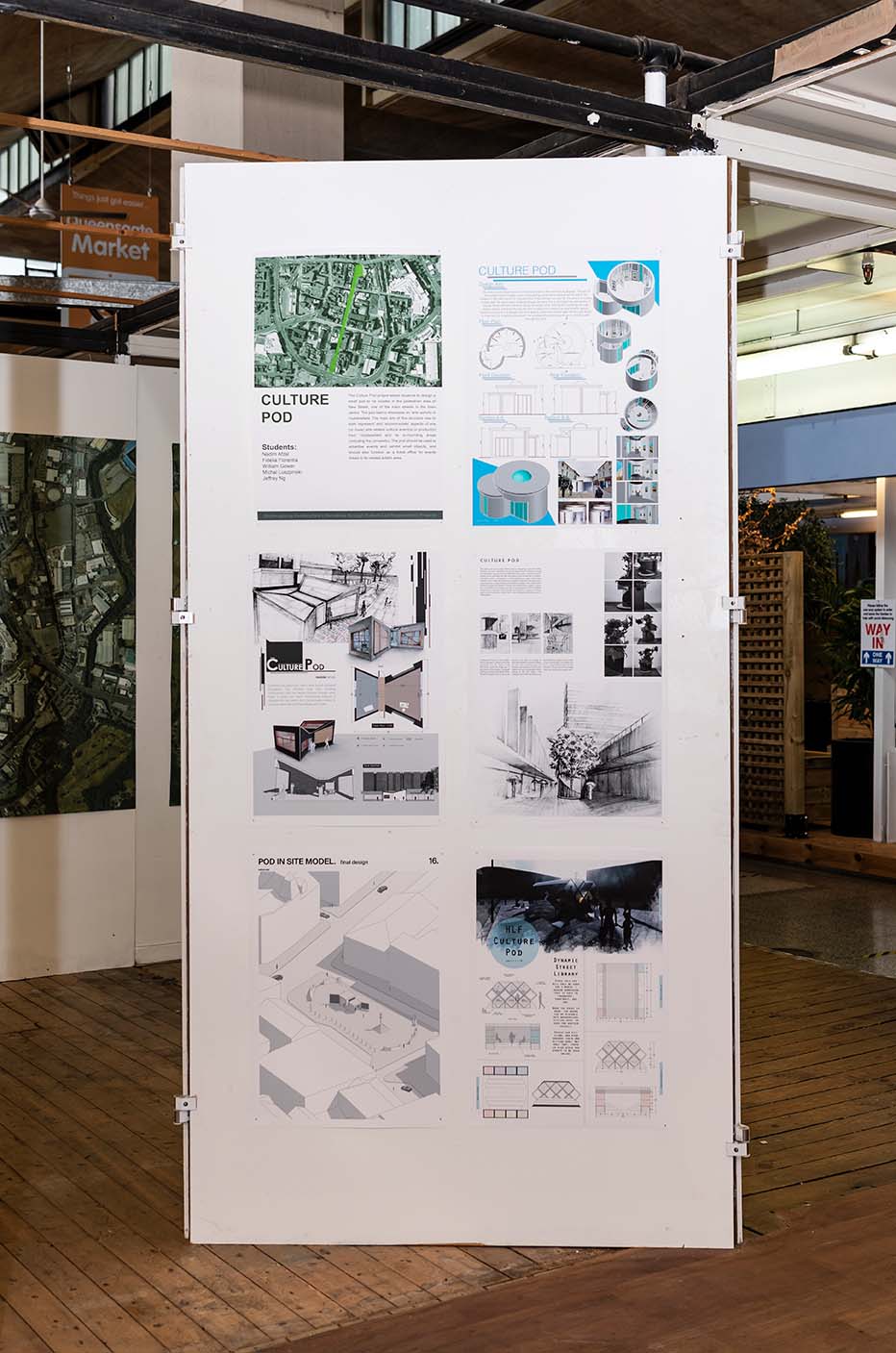 Photograph of Reimagining Huddersfield's Narratives exhibition